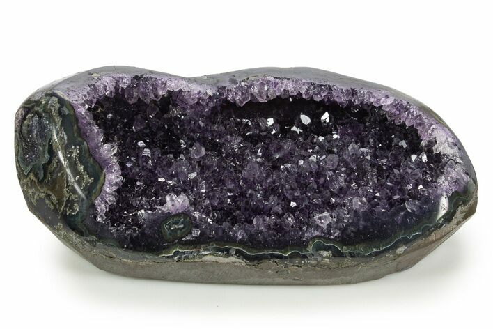 Sparkly Deep-Purple Amethyst Geode - Uruguay #342717